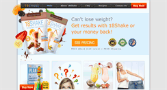 Desktop Screenshot of 18shake.com
